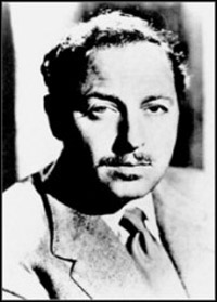 Photograph of Tennessee Williams.