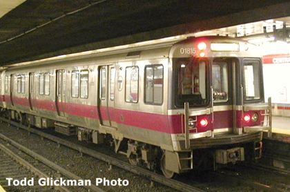 MBTA RedLine train.