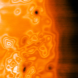 A magnetic field evolution of a 4x4 microns SCA image.